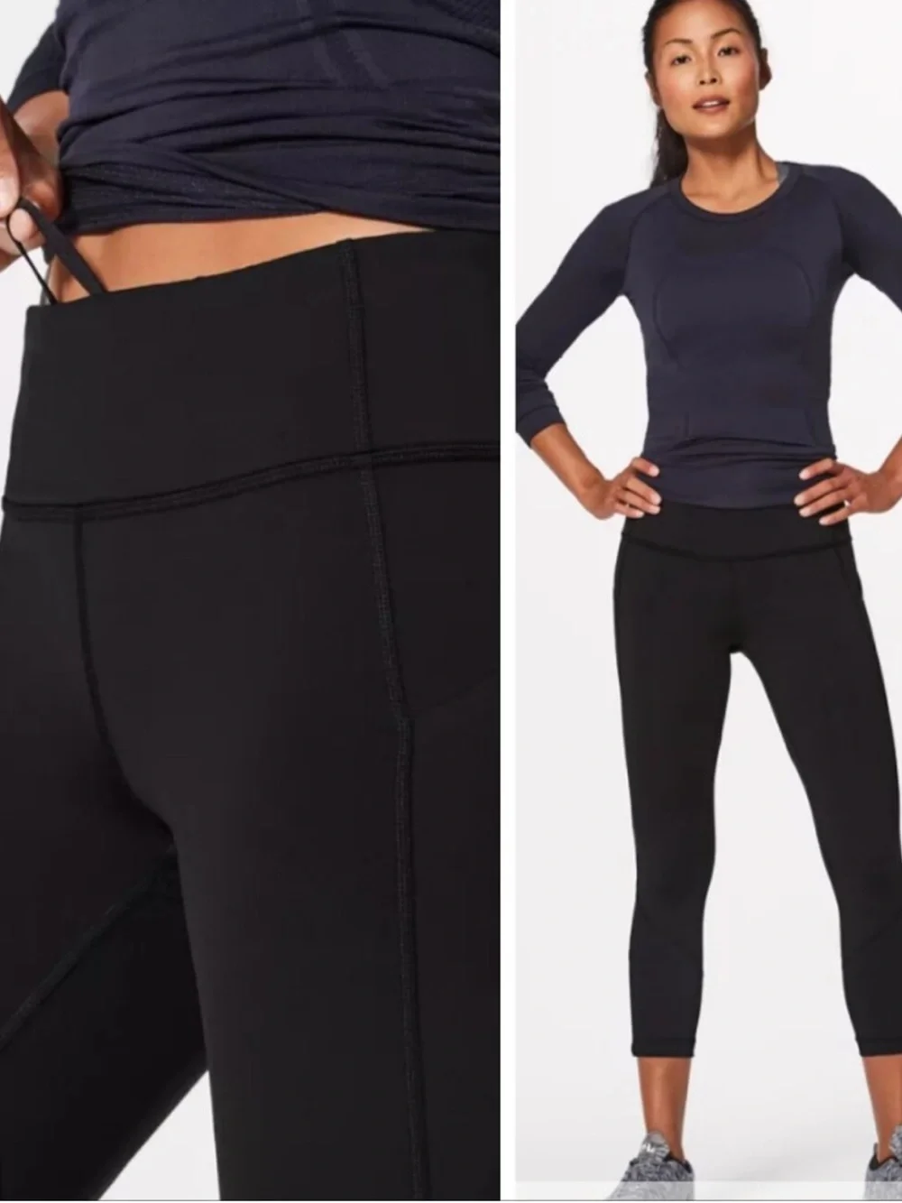 Lululemon Size 10 Pace Rival Crop 22